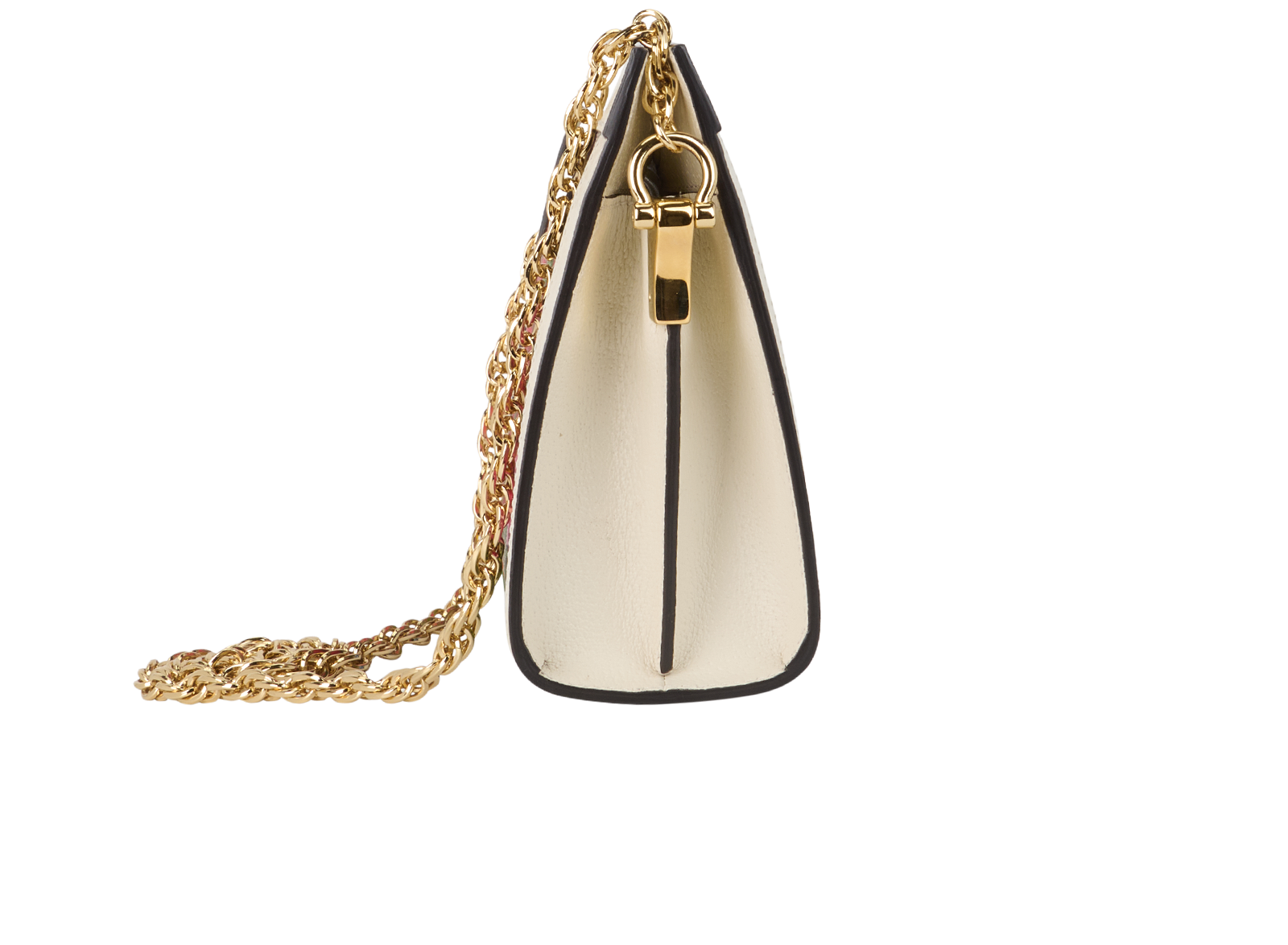 Ophidia Floral, &pound;780, Handbags, Beige/White, Canvas/Leather, Side view